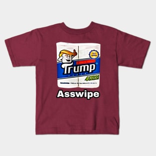 Trump Toilet Paper, Asswipe Kids T-Shirt